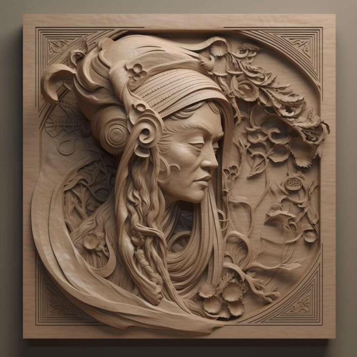 نموذج ثلاثي الأبعاد لآلة CNC 3D Art 